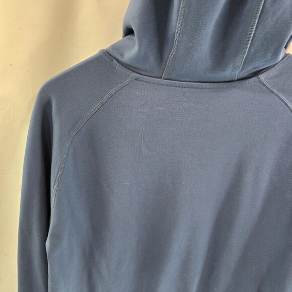 Mizzen And Main Hoodie Mens Large Blue Pullover Sweatshirt Flex 1PO 0987 - Picture 8 of 11